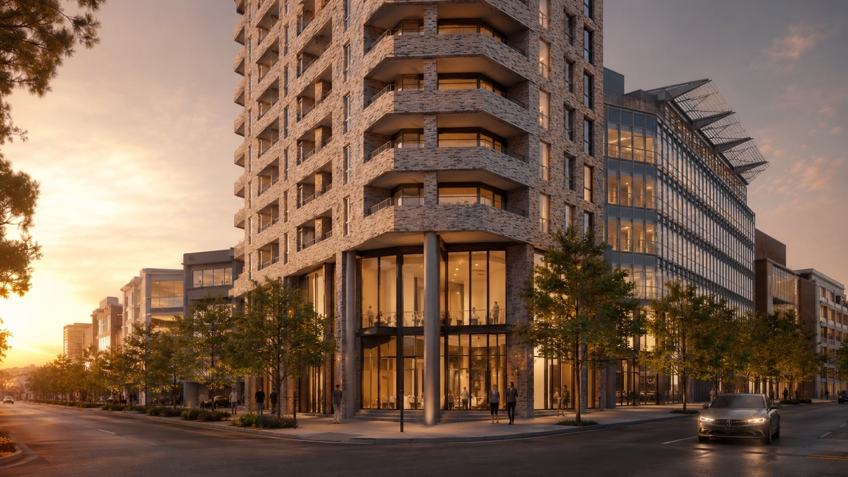 Willsflower property at dusk